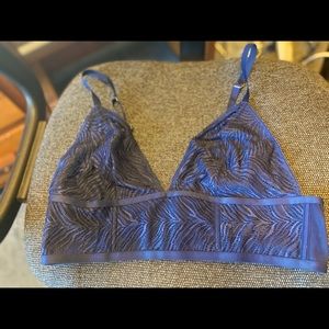 Victoria’s Secret Navy Lace Bralette. XL